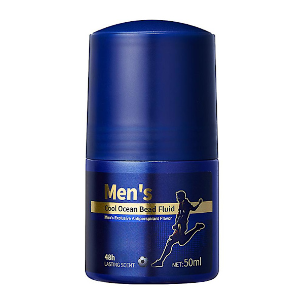 Rullande Parfym för Män, Bärbar Antiperspirant Deodorantdoft för Utomhusresor Sea