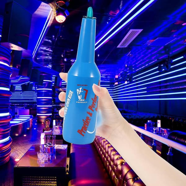 Flair Bartender Bartending Harjoitusbaari Pub Pullo Viinisekoitin - Sininen