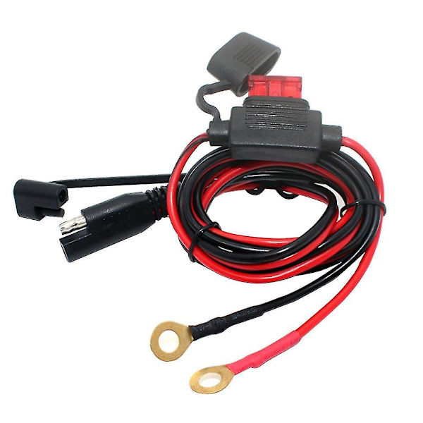 Motorcykel USB-lader SAE til USB-kabeladapter SAE hurtigkobling 2.1A vandtæt USB-port