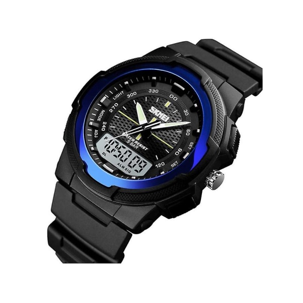 Men's Digital Analog Waterproof Watch - 47 Mm - Blue
