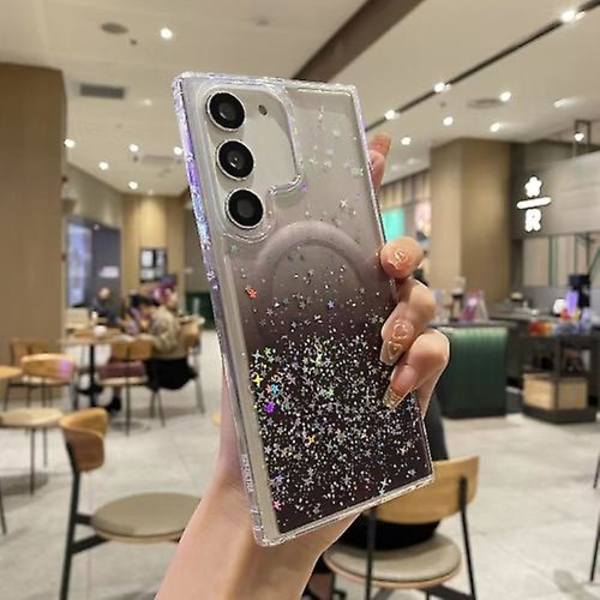 Samsung Galaxy S22 5g Magsafe Glitter Tpu -suojakuori Black