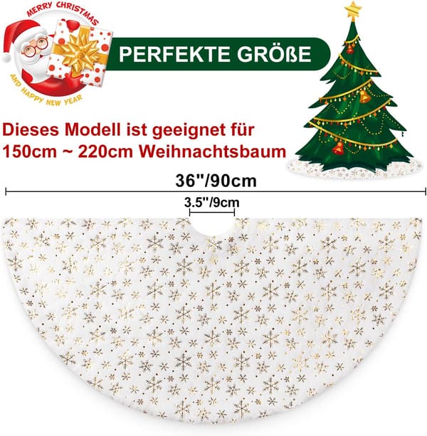 Julgransmatta 90cm