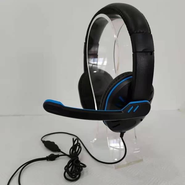 Over-ear gaming-hovedtelefoner, komfortable, multifarvet sort