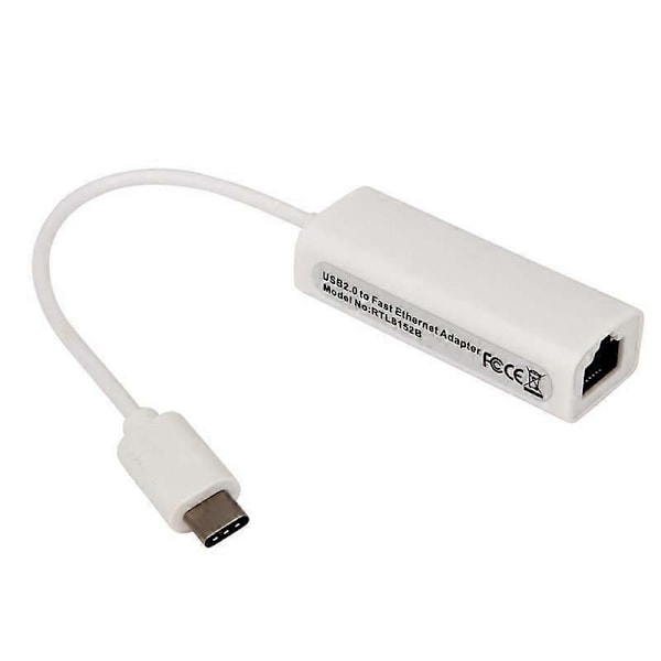 USB-C til RJ45 Lan Netværkskort Adapter