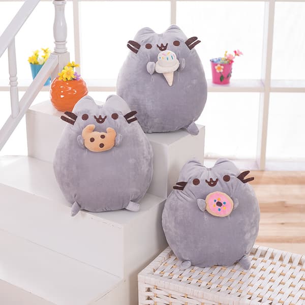 Pusheen Snackable Cookie Tøjdyr Plyslegetøj, 9,5 Tommer biscuit
