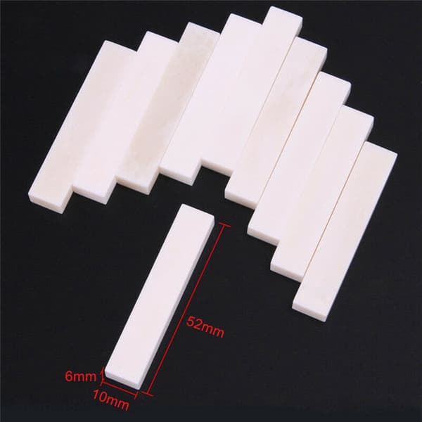3-pack DIY Ben Nut Ämne för Gitarr och Bas 52x6x10mm - Bra för Packning