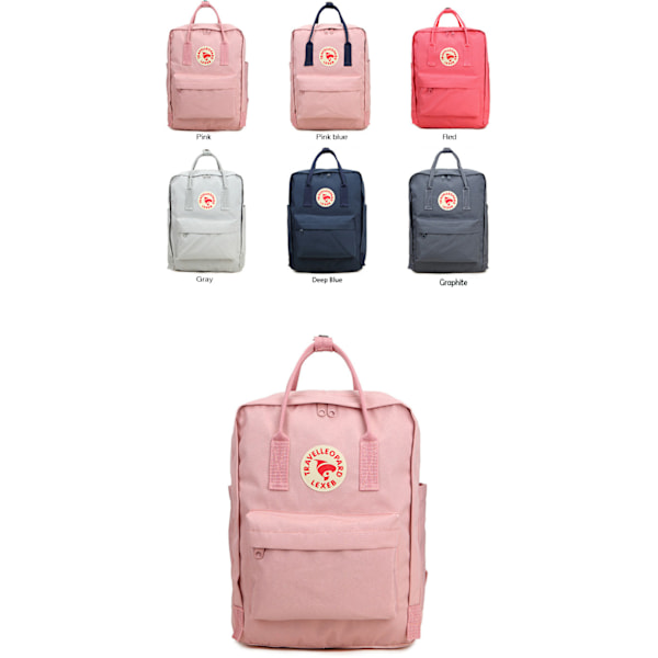 2024 Arctic Backpack Fox - Opiskelijareppu, koululaukku, ulkoilureppu, vedenpitävä matkareppu - WSK Frost green pink ribbon M