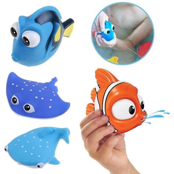 Finding Dory Nemo badeleker badeleker for baby &amp; småbarn leker dusj og svømming 6 stk