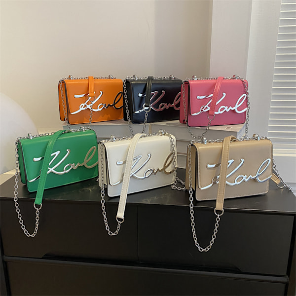 Flap Crossbody Axelväska PU Läder Crossbody Väska Handväska Telefonplånbok Axelväska för Kvinnor Arbete Dejting Svart Khaki