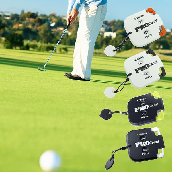 Firkant golf slagteller scoreindikator teller golf telling treffteller Black White