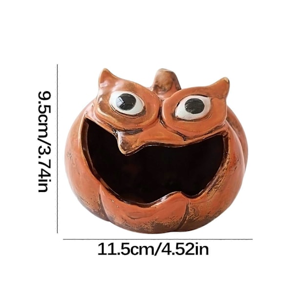 Halloween Ljusstake Dekoration Påsk Dekoration Pumpa Lykta Hus Helig Träram A