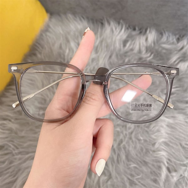 Ultra-clear Fashion Flat Mirror Glasses Firm Non-slip Flexible Durable Glasses Universal Frame For Men And Women