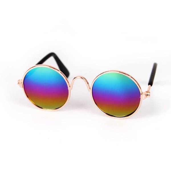 Mimigo Kissat ja Koirat Aurinkolasit Pyöreät Metalliset Kissat Klassiset Retro Aurinkolasit Lemmikkieläimet Hippi Kivat Ja Hauskat Lemmikkieläinten Aurinkolasit Koira Kissa Cosplay Pukeutumisjuhlat Puvut Valokuva Tarvikkeet STYLE 13