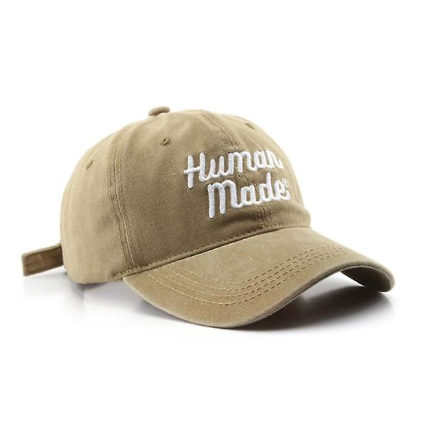 Mimigo Miesten ja Naisten Trucker-lippis Säädettävä Puuvillainen Baseball-lippis 7 Väriä Khaki