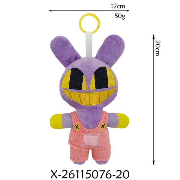 Upea digitaalinen sirkus Jax Burger -pehmolelu pink purple rabbit