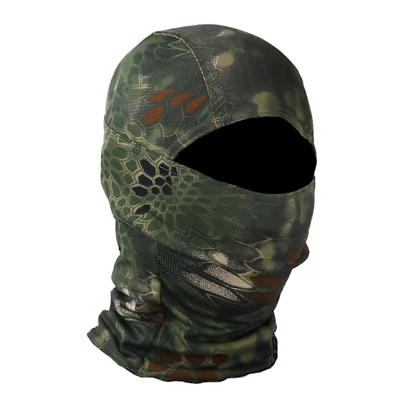 Unisex Camo Print Outdoor Cycling Balaclava Neck Gaiter Cap Full Face Cover