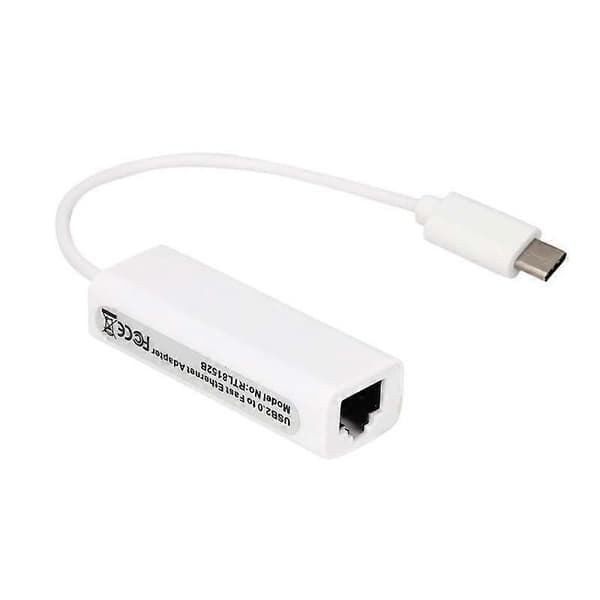 USB-C till RJ45 Lan Nätverkskort Adapter