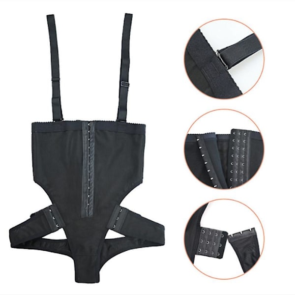 Mimigo Shapewear för Kvinnor Magkontroll Kroppsshaper Byst Bodysuit M
