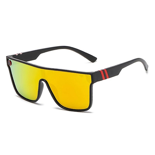 Flate Topp Tr90 Polariserte Sports Solbriller Vintage Kvadrat Sykling Løping Fiske Golf Vandring Sportsbriller No 7
