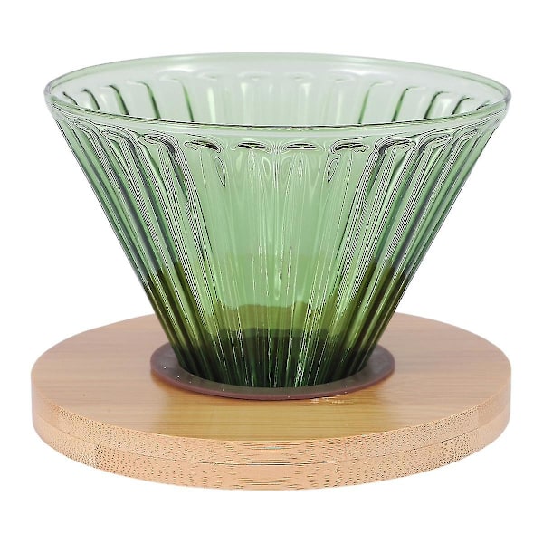 V60 Glaskaffe Dripper Kaffeserversats Kaffe Tratt Dripper Värmebeständig Kaffe Kanna Häll Över