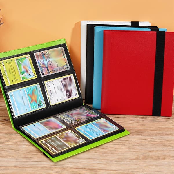 Samlekortalbum Binder - Holder Binderne Lukket Four squares White
