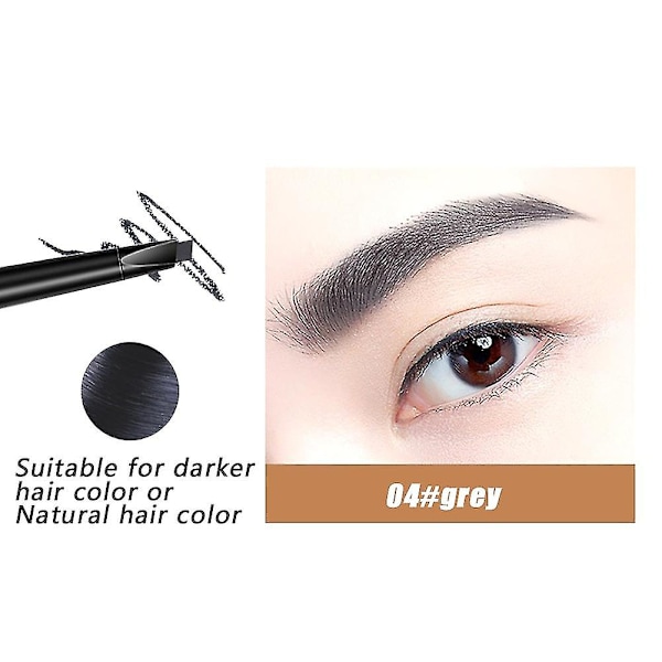 Ultra Fine Eyebrow Pencil Double Head Brow Enhancers Makeup Waterproof Non-fading Long-lasting Brown Tint Eyebrows Pen Cosmetics