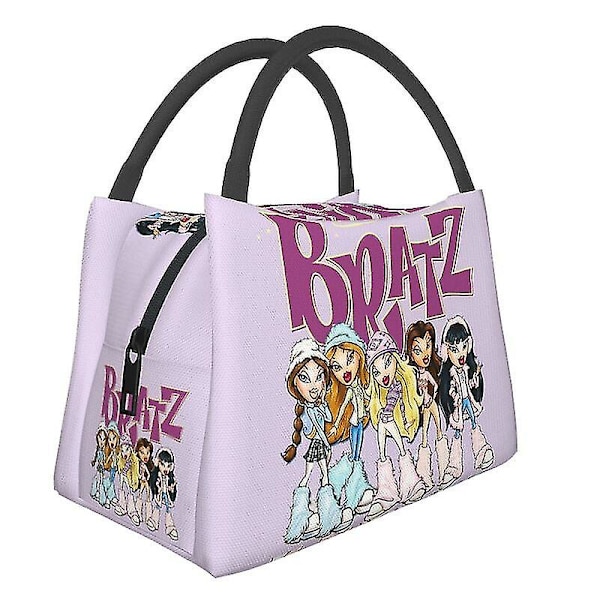 Bratz Doll Isolerad Lunch Bag För Kvinnor Bärbar Cartoon Tv Film Kylare Termisk Lunchlåda Strand Camping Resor 3