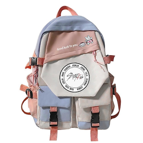 Stray Kids Ryggsäck Mode Koreansk Stil Felix Skolväska för Pojkar Flickor Mochila Studenter Rucksuck 5