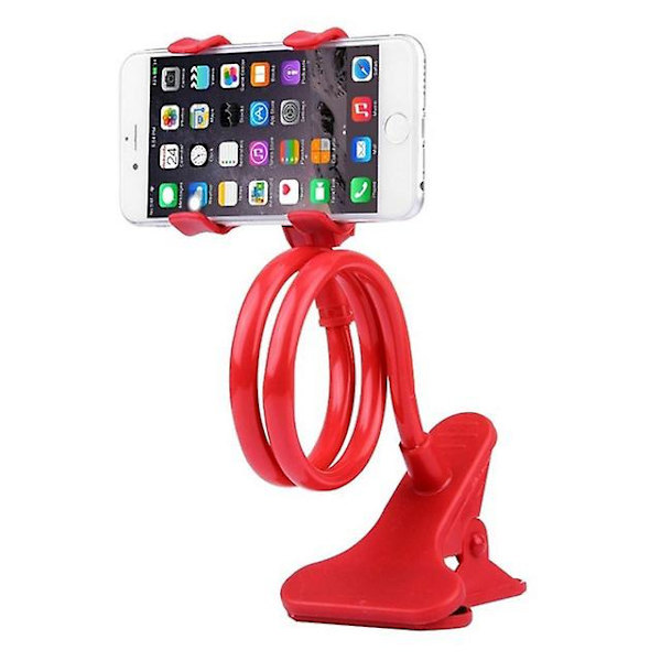 1 stk Universal Telefonholder / Holder Med Klips Til Telefon Sort Red