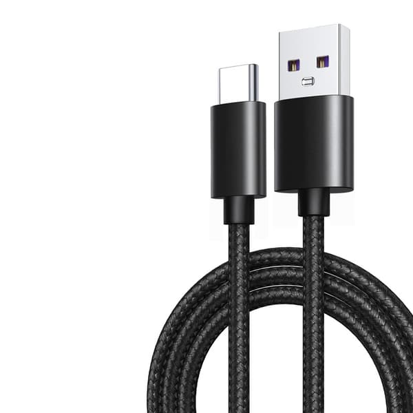 (2 stycken) USB-C flätad laddningskabel 2m Samsung laddningskabel (2-PACK) 2 meter