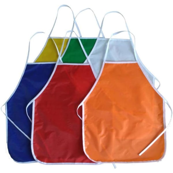 Pieces Kids Art Aprons, Kids Art Smocks, Kids Painting Aprons, Waterproof Children's Aprons, No Pocket for Classroom Painting