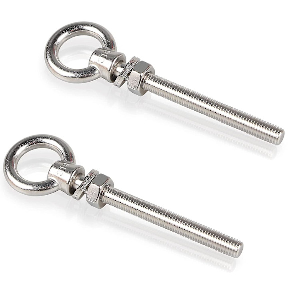Øyebolt Ring Skrue Ring Mutter Rustfritt Stål V4a - M10 X 100-(2 Stykker)