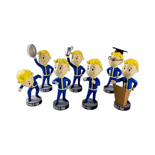 Fallout Vault Boy Bobble Head PVC Actionfigur Samlarmodell Leksak Style 20