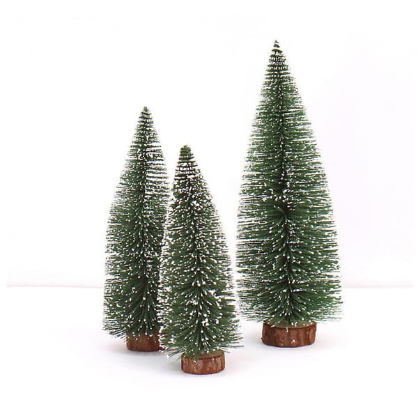 Mini julgran stick vit ceder skrivbord liten julgran