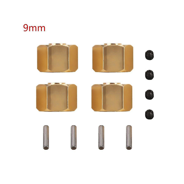 For Scx10 Cc01 Wraith 90027 90034 Gen 8 Utvidelse 12mm Bred Messingkobling, oppgraderte tilbehør, 9mm