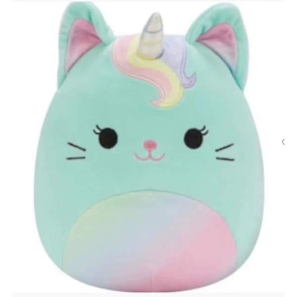 Squishmallows Nicole Yksisarvinen Kissa, 19cm, monivärinen
