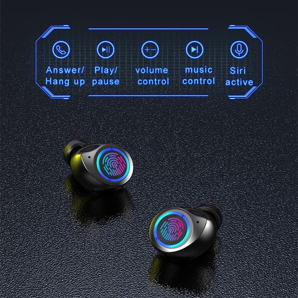 Bluetooth-kuulokkeet 5.0 Langattomat Bluetooth Mini -kuulokkeet korvassa