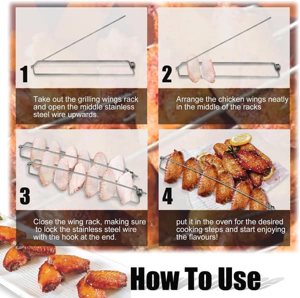 3-pack vingrälsgrillning utomhus grillgaffel BBQ grill grillverktyg