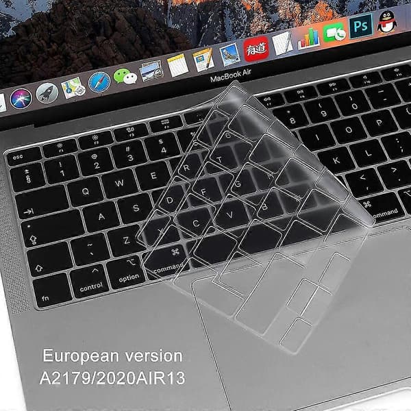 Erittäin ohut näppäimistön suojus MacBook Air 13 tuuman 2020-mallille
