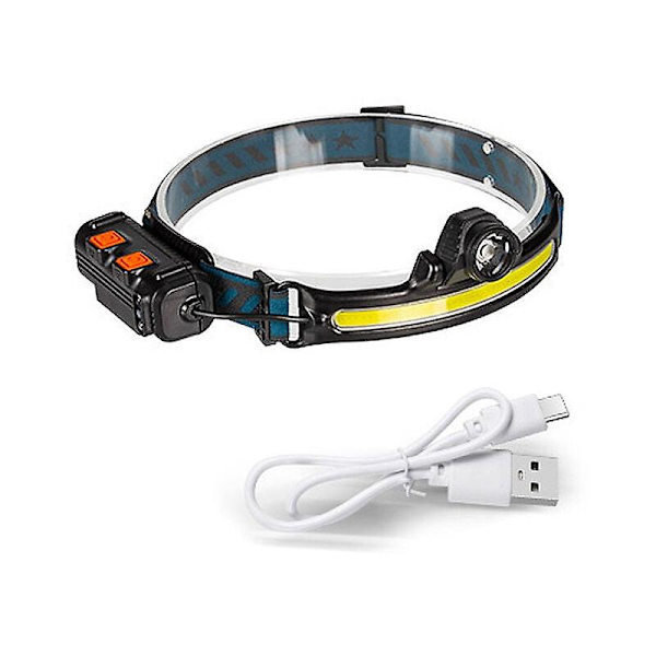 Powerful Rechargeable Led Headlight, Zoom Headlight With Sensitive