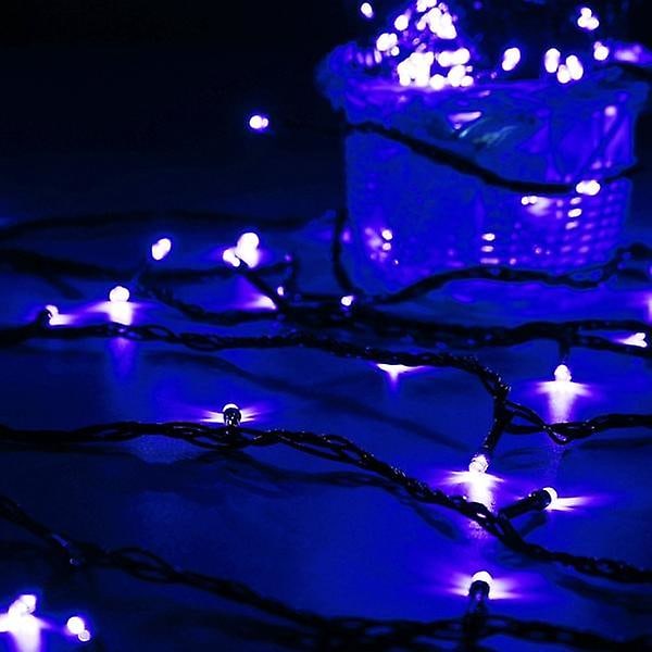 10M 100 LED-ljusslingor - Utomhus Jul, Semester, Bröllop Festlampa, 220v Blue