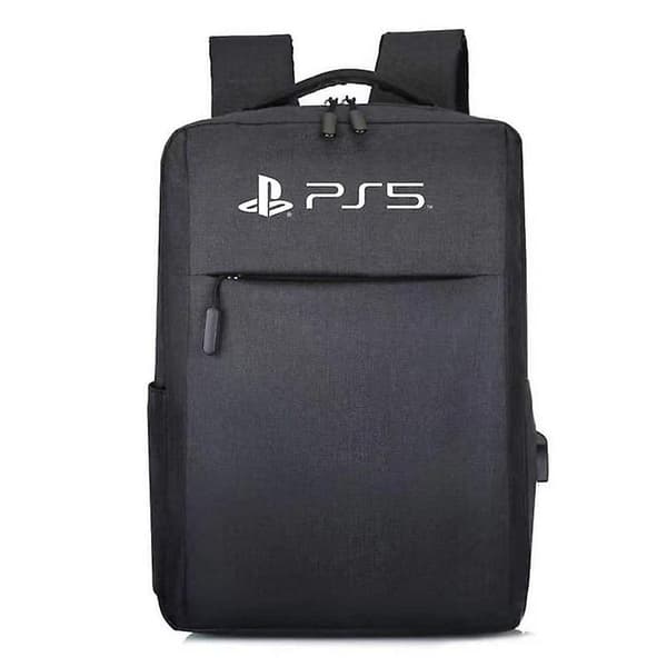 Ryggsekk Canvas Bærevesker For Ps5 gray