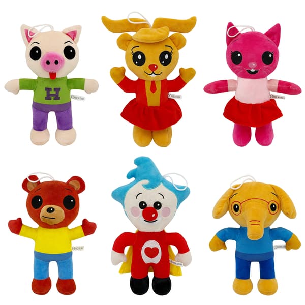 Plim Plim Magiker Clown Plyschdocka Barnleksaksdocka Present elephant