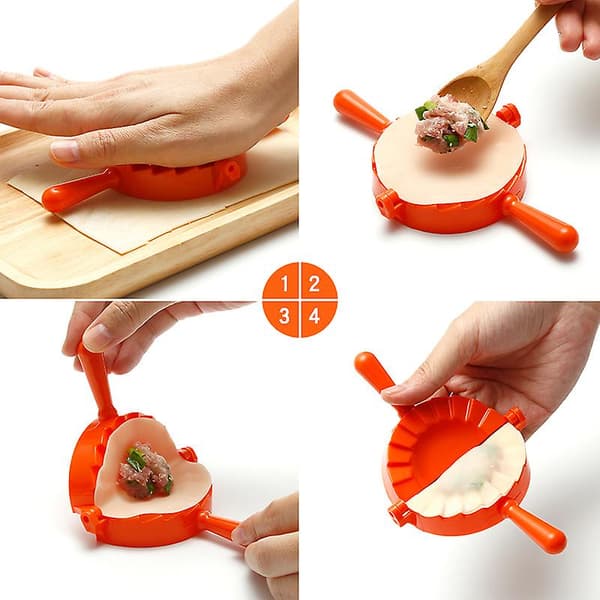 Ravioliform, 1 stk Ravioli Dumpling Maker Maskin - Deigpresse og Dumpling
