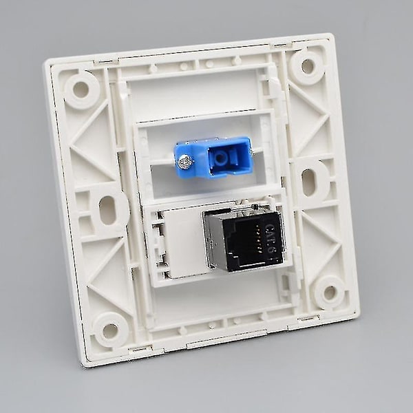 SC Fiber Optic Interface, Vegguttak, RJ45 Nettverkskontaktpanel, Connecto1 Type - På lager