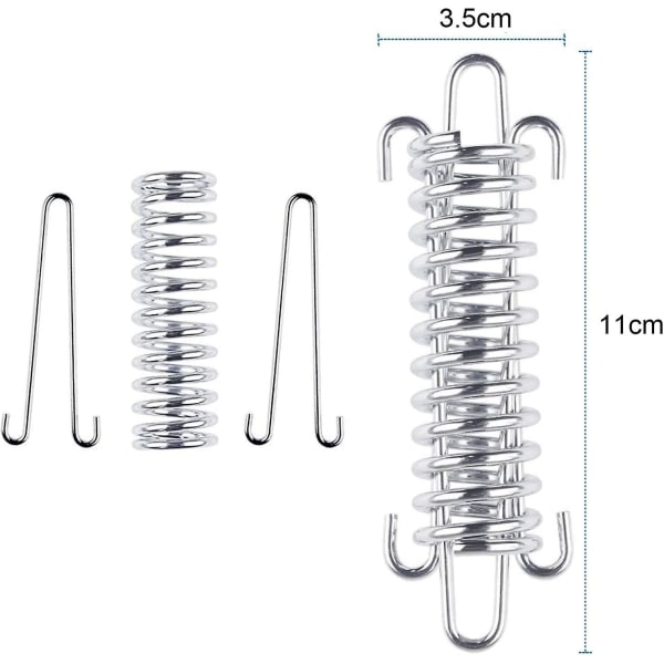 5 Pieces Tent Spring Buckle, Stainless Steel Spring Clasp, Sun Sail Fixing Kit, Sail Shade Fixings, Used For Outdoor Camping Accessories