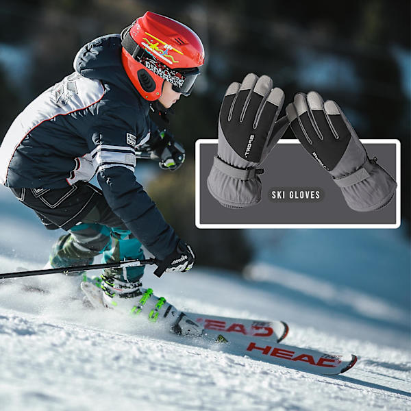 Termiska Sporthandskar Hudkänsla Ytridningsverktyg För Kvinnor Vintertillbehör A-910 Lengthened Light Gray