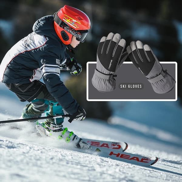 Termiske Sportshandsker Hudfølelse Overflade Ridning Værktøj Til Kvinder Vinter Tilbehør A-910 Lengthened Black