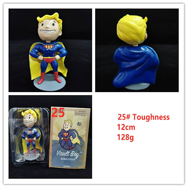 Fallout Vault Boy Bobble Head PVC Actionfigur Samleobjekt Model Legetøj Style 25