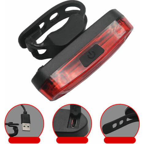 USB Ladbar Modus LED Sykkel Lys Sykling Foran Baklys